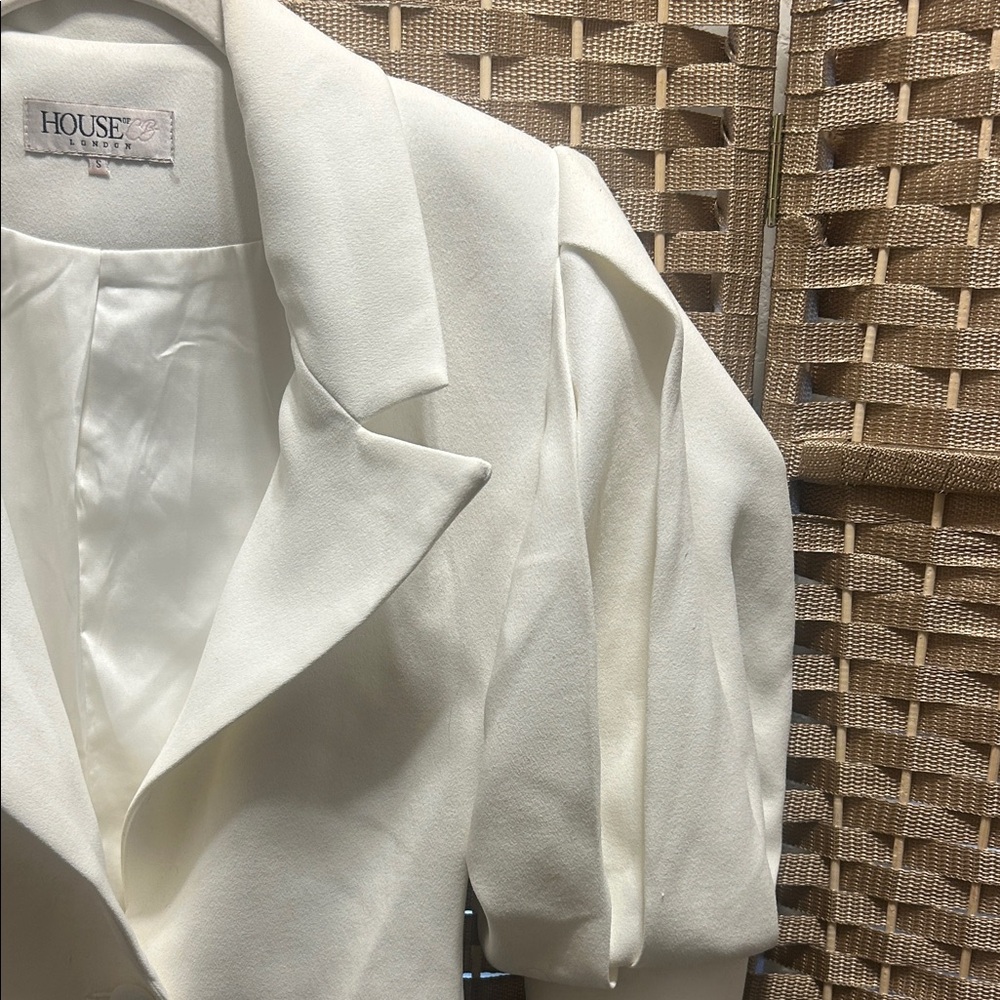House of CB Ivory Long Sleeve Dress - Picture 8 of 11